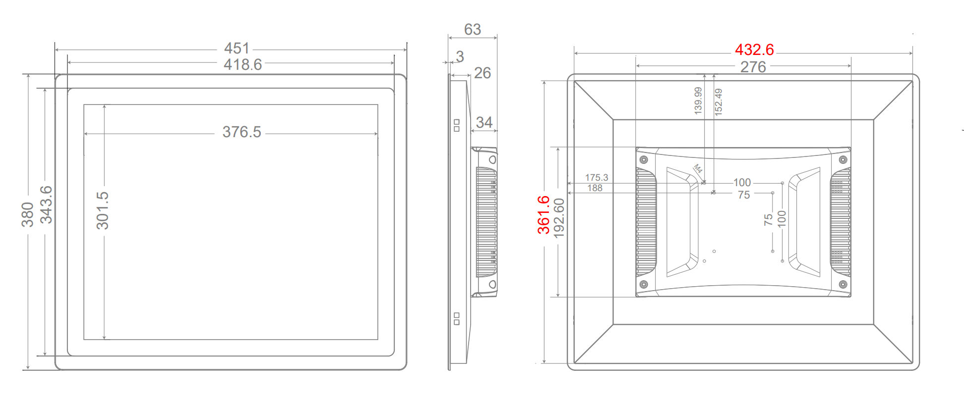 Dimension/Cut-Out