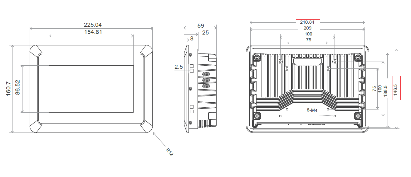 Dimension/Cut-Out