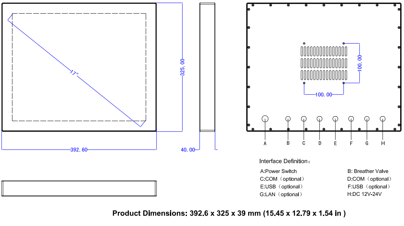 Dimension/Cut-Out