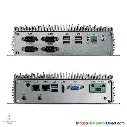 Industrial Fanless PC, 7th Gen Intel Celeron