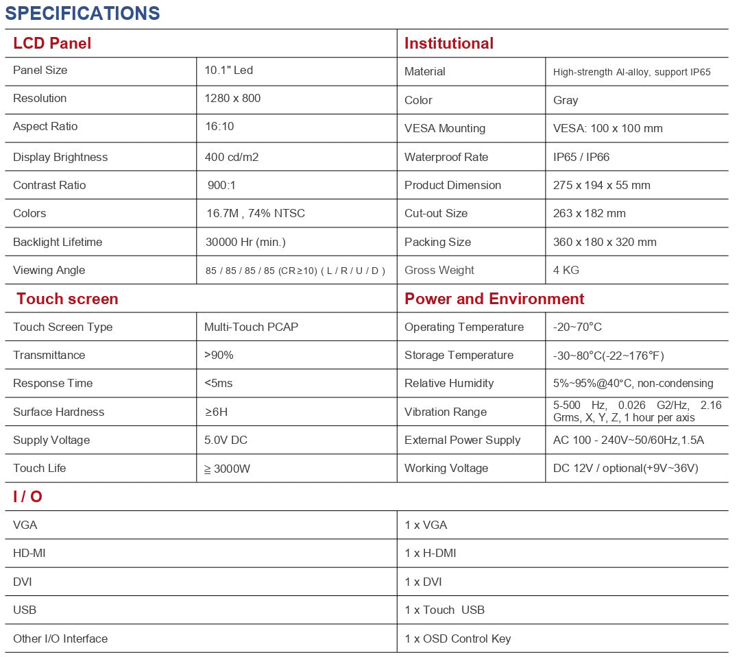 Specification