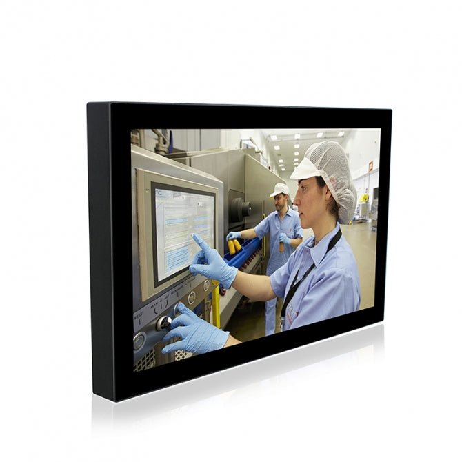 21.5" Industrial Touchscreen Panel PC, IP69K Waterproof Fully Enclosed, 1920x1080(16:9)