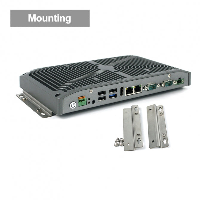 Industrial Fanless PC, 8th Gen Intel Core i3, Low-Profile - Industrial Monitor Direct