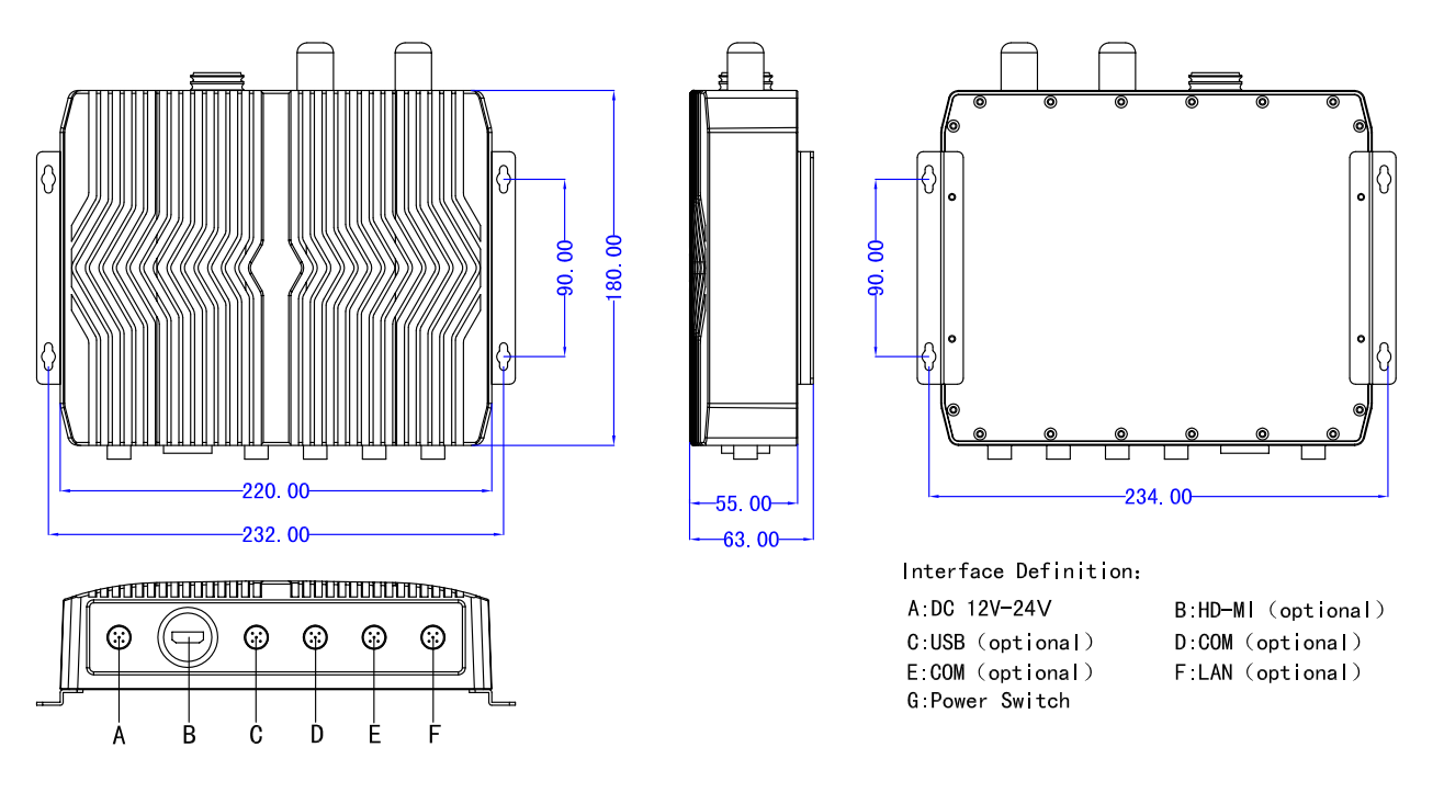 Industrial Fanless PC, 7th Gen Intel J1900 Celeron, IP69K Waterproof - Industrial Monitor Direct