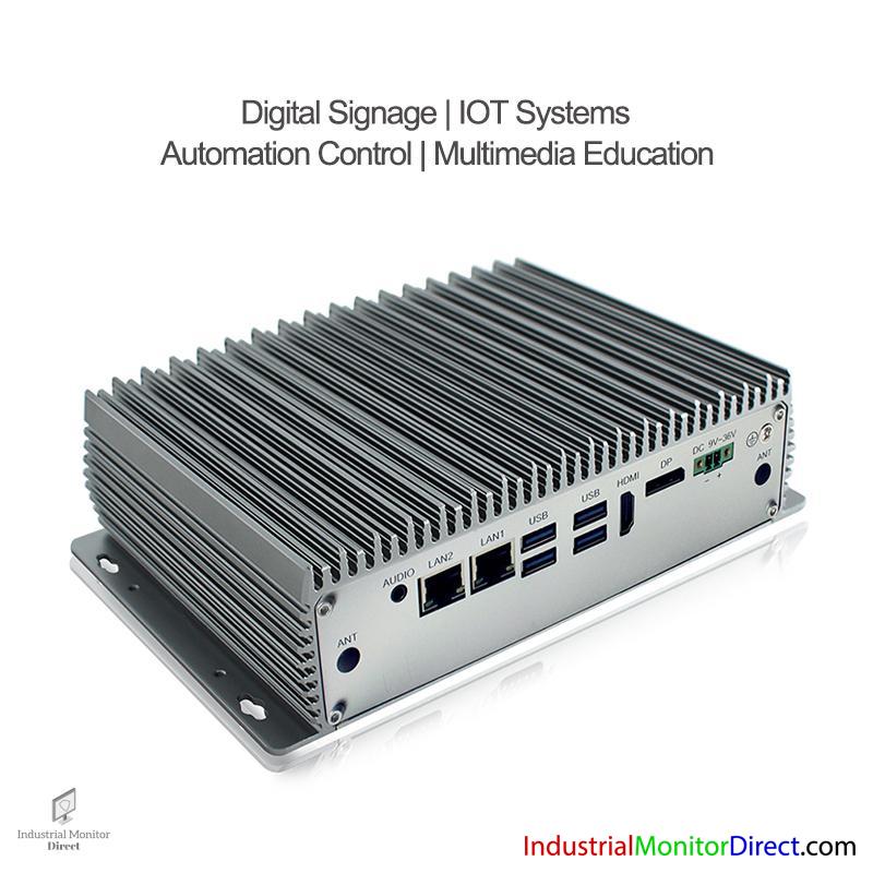 Industrial Fanless PC, 7th Gen Intel Celeron