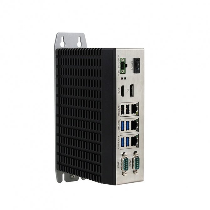 Industrial Fanless PC, Atom X6425E, DIN Rail mount