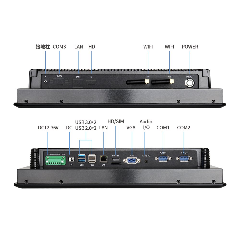 15.6" all-in-one Panel PC, Intel Celeron J1900