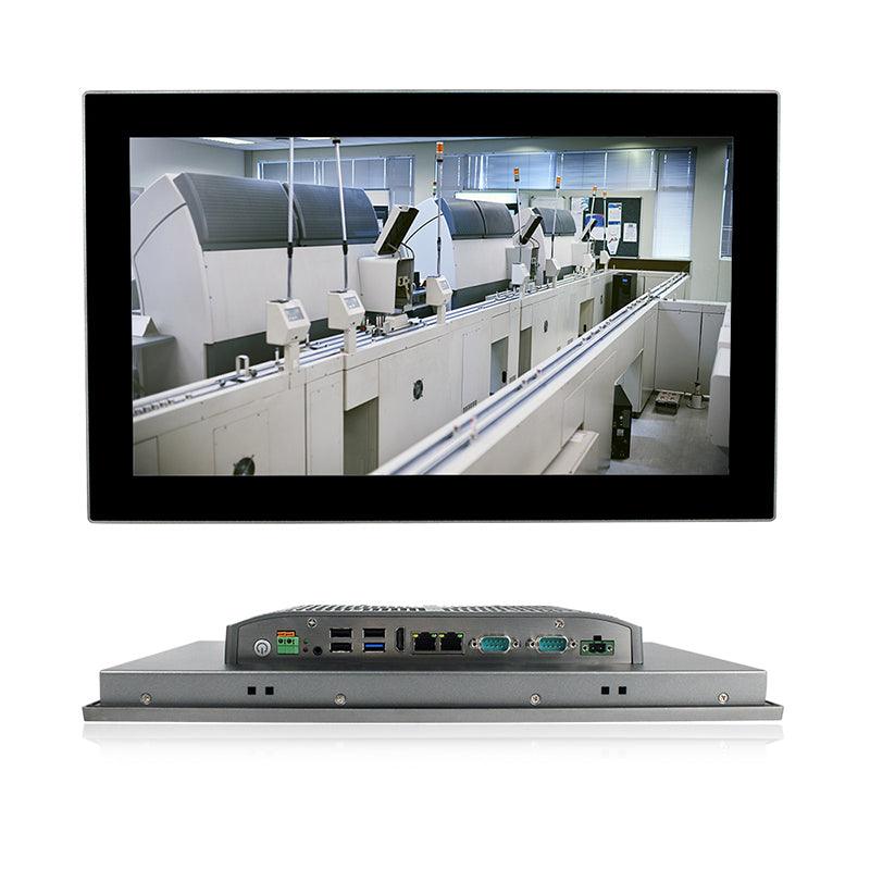 17.3" Industrial Touchscreen Panel PC, IP65 Waterproof, i3-8145U, Fanless, 1920x1080 - 600937