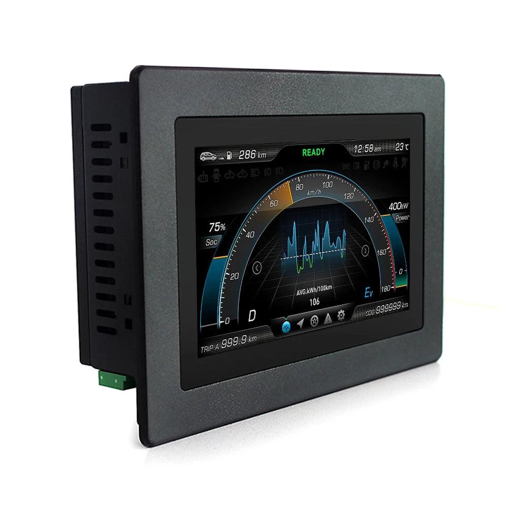 7" Industrial Touchscreen Panel PC, IP65 Waterproof, i5-6100U, Fanless, 1024x600