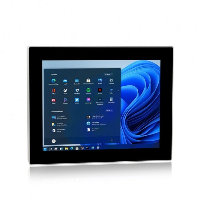 12" Panel PC, Fully Enclosed, Submersible Waterproof, 800x600(4:3), Capacitive Touch