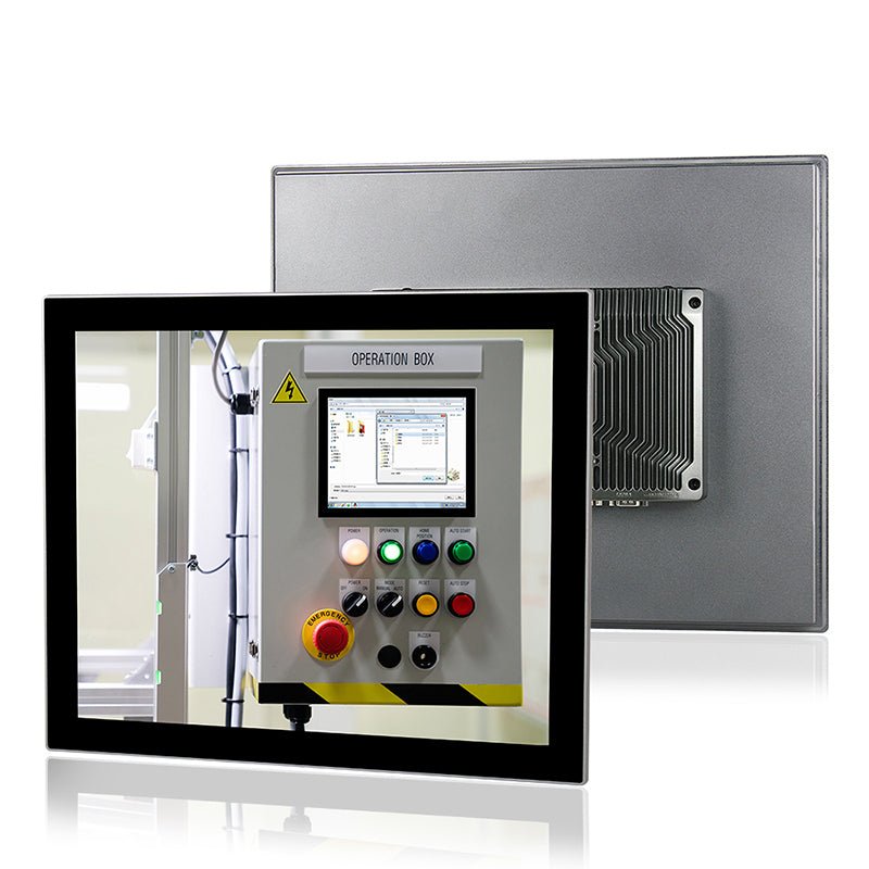 19" Industrial Touchscreen Panel PC, IP65 Waterproof, i5-8265U, Fanless, 1280x1024