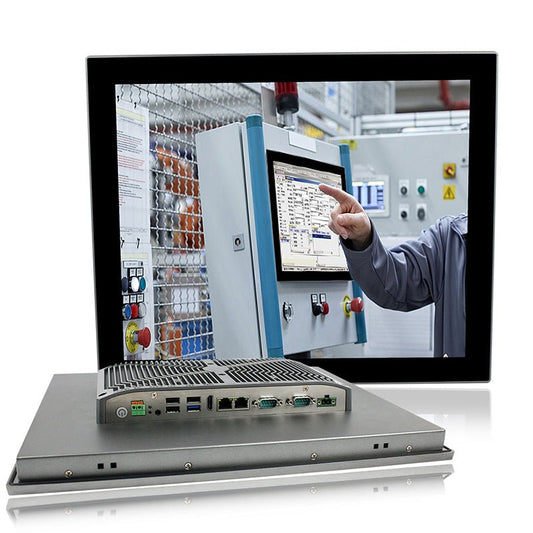 19" Industrial Touchscreen Panel PC, IP65 Waterproof, Celeron-J1900, Fanless, 1280x1024