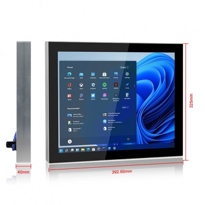 17" Panel PC, Fully Enclosed, Submersible Waterproof, 1280x1024(5:4), Capacitive Touch