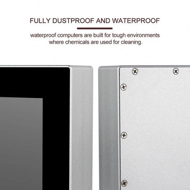 15.6" Panel PC, Fully Enclosed, Submersible Waterproof, 1920x1080(16:9), Capacitive Touch