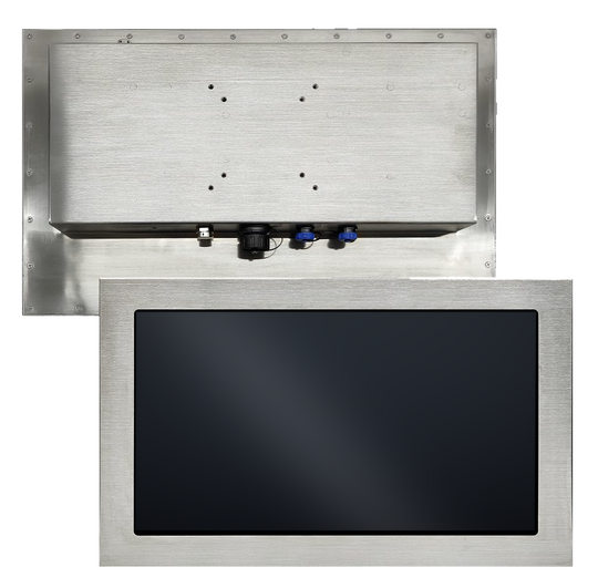 IP69K waterproof stainless touch monitor